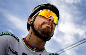ep 24 april 2019 belgium ans slovakian peter sagan of team bora-hansgrohe at the start of the 83nd edition of the la fleche wallonne uci world tour cycling race from ans to huy photo eric lalmandbelgadpa