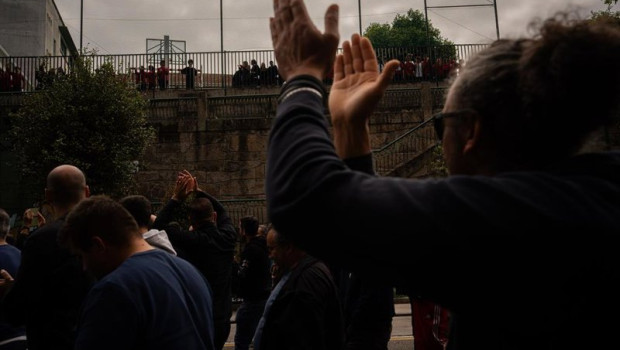 ep archivo   manifestantes durante la segunda jornada de huelga del sector del metal a 14 de mayo de
