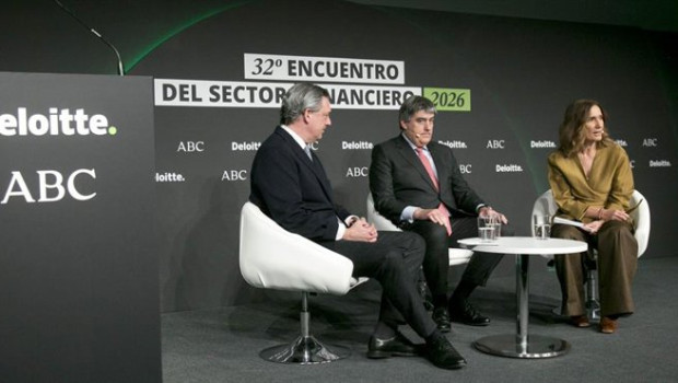 ep el ceo de deutsche bank i inigo martos y el ceo de andbank c carlos aso durante el acto