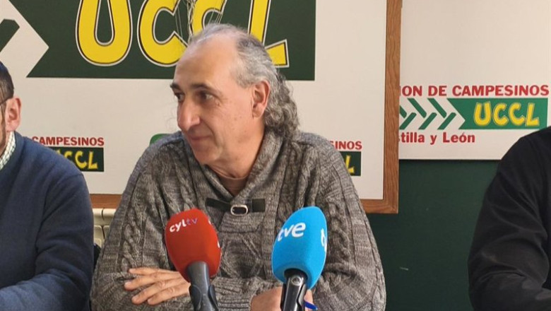 ep el coordinador regional de la union de campesinos de castilla y leon uccl jesus manuel gonzalez