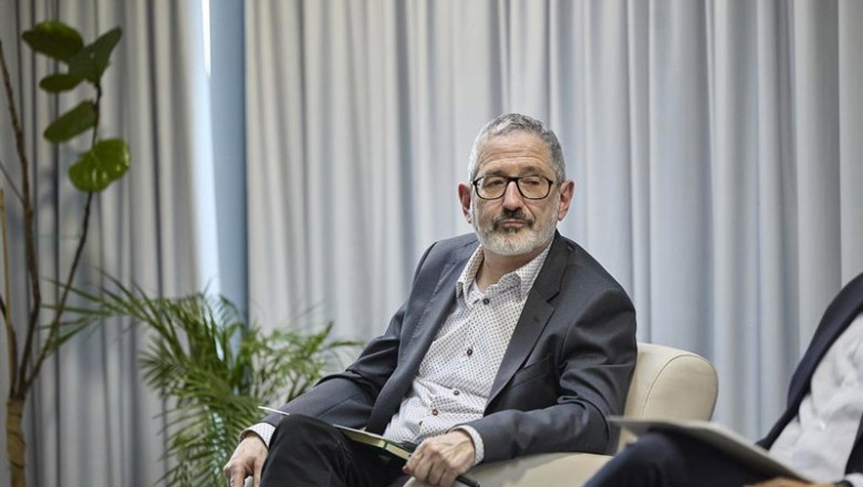 ep el diputado de sumar en el congreso carlos martin durante las jornadas taxthesuperrich por una
