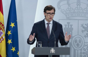ep el ministro de sanidad salvador illa en rueda de prensa en la moncloa