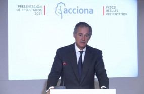 ep el presidente de acciona en una conferencia con analistas ep el presidente de acciona en una conferencia con analistas