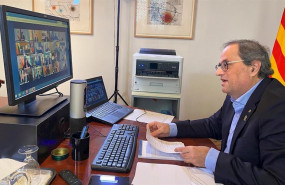 ep el presidente de la generalitat quim torra durante la cuarta reunion de presidentes autonomicos
