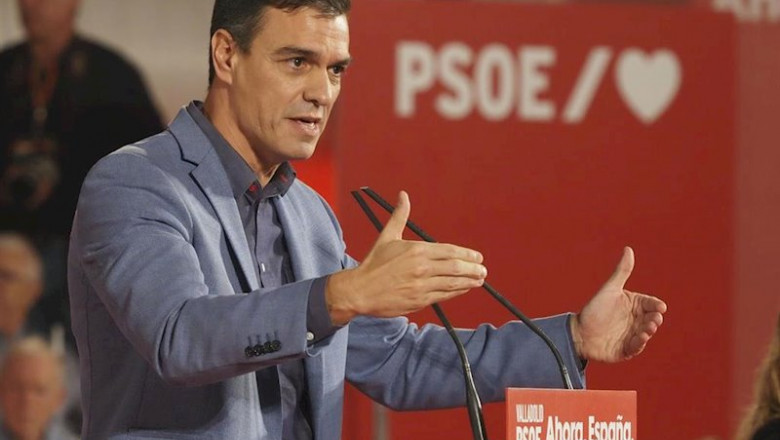 Photogenic/M.A Santos - Europa Press ep el presidente del gobierno en funciones pedro sanchez durante su intervencion en el acto politico