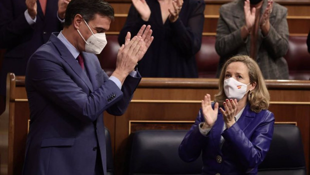 ep el presidente del gobierno pedro sanchez es aplaudido tras su intervencion en una sesion plenaria