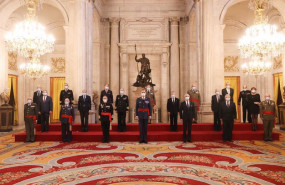 ep el rey felipe vi recibe en audiencia a los miembros de eurodefense-espana con motivo de su xxv