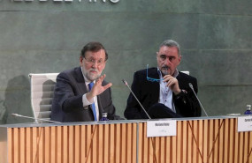 ep i-d el periodista de la cope carlos herrera y el expresidente del gobierno mariano rajoy durante