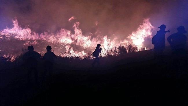 Incendio en La Granada de Riotinto (Huelva) | EUROPA PRESS/INFOCA ep incendiola granadariotinto huelva