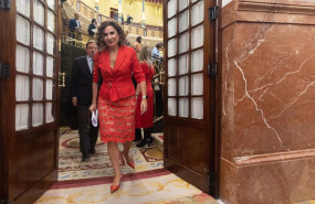 ep la ministra de hacienda maria jesus montero a su salida de un debate de totalidad del proyecto de