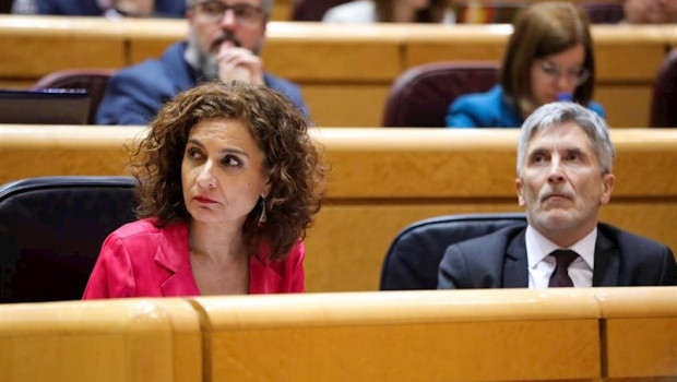 ep la ministra de hacienda maria jesus montero y el ministro de interior fernando grande-marlaska en