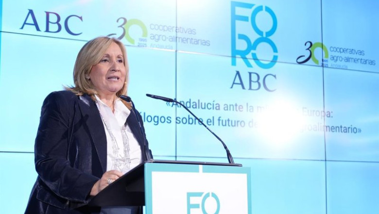 La viceconsejera de Agricultura de la Junta de Andalucía es Consolación Vera Sánchez. | María José López - Europa Press ep la viceconsejera de agricultura de la junta de andalucia es consolacion vera sanchez