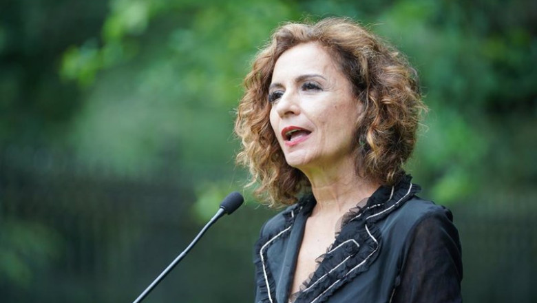 ep la vicepresidenta primera del gobierno y ministra de hacienda maria jesus montero durante el acto