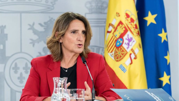 ep la vicepresidenta tercera y ministra par la transicion ecologica teresa ribera durante una rueda