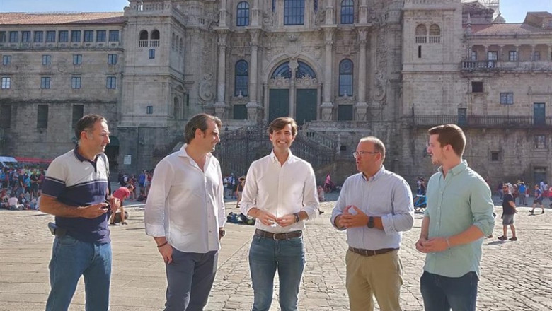 Pablo Montesinos en su visita a Santiago | EUROPA PRESS ep pablo montesinossu visitasantiago