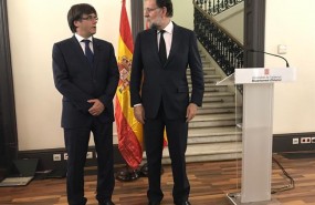 ep presidentegobierno mariano rajoy ydel govern carles puigdemont