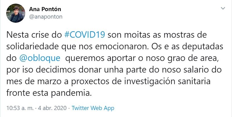 ep publicacion de la portavoz nacional del bng ana ponton en twitter