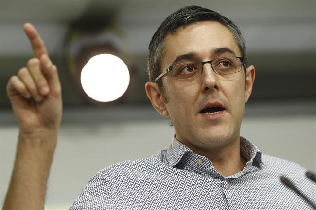 Rueda de prensa del coordinador del Área Política de la Ponencia Marco | EUROPA PRESS ep ruedaprensacoordinador del area politicala ponencia marco
