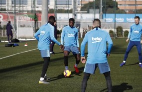 ep samuel umtiti concompanerosentrenamiento