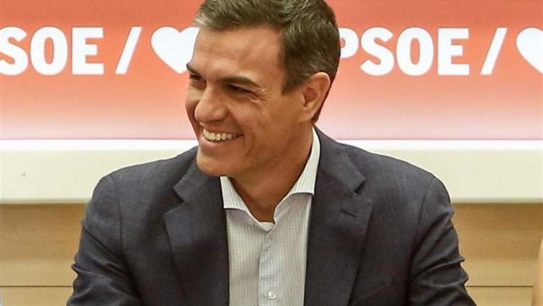 El secretario general del PSOE y presidente del Gobierno en funciones, Pedro Sánchez, durante la reunión de la Comisón Ejecutiva Federal del partido. | Ricardo Rubio - Europa Press ep secretario generalpsoepresidentegobiernofunciones pedro sanchez durantereunionla comison ejecutiva federalpartido