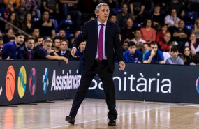ep svetislav pesic head coach of fc barcelona during the turkish airlines euroleague match between