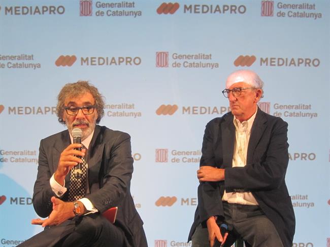 Tatxo Benet y Jaume Roures (Mediapro), en presentación de exposición | EUROPA PRESS ep tatxo benetjaume roures mediapro en presentacionexposicion
