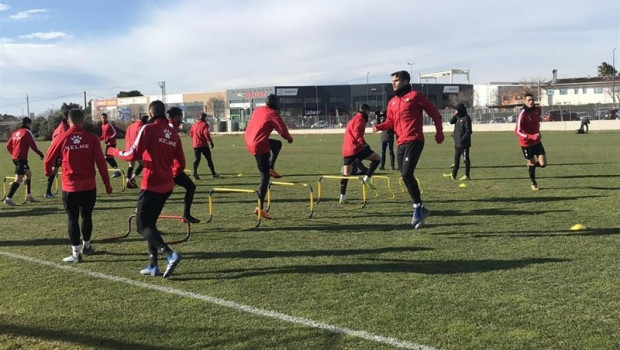 ep varios jugadorescf reus deportiu enentrenamiento durantetemporada 201819