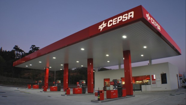 Cepsa service station, Spain, oil & gas, energy, petrol