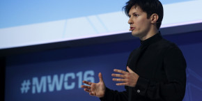 le fondateur et pdg de telegram pavel durov prononce un discours lors du mobile world congress a barcelone 