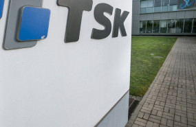 ep archivo   fachada de la empresa tsk a 13 de febrero de 2025 en gijon asturias espana