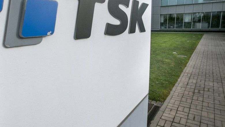 ep archivo   fachada de la empresa tsk a 13 de febrero de 2025 en gijon asturias espana