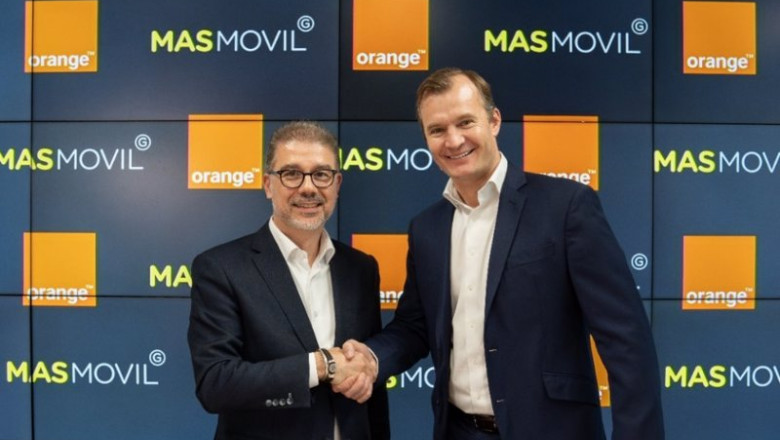 ep archivo ludovic pech consejero delegado de orange espana y meinrad spenger consejero delegado ep archivo ludovic pech consejero delegado de orange espana y meinrad spenger consejero delegado