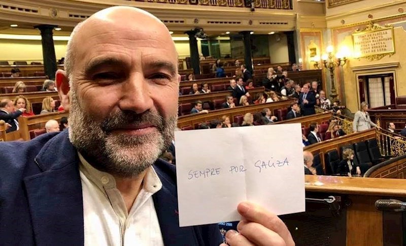 ep el diputado del bng en el congreso nestor rego en la sesion constitutiva del congreso