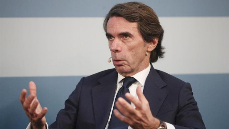 ep el expresidente del gobierno jose maria aznar interviene en un debate cara a cara con felipe ep el expresidente del gobierno jose maria aznar interviene en un debate cara a cara con felipe
