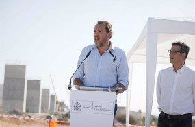 ep el ministro de transportes y movilidad sostenible oscar puente en las obras del ave a almeria