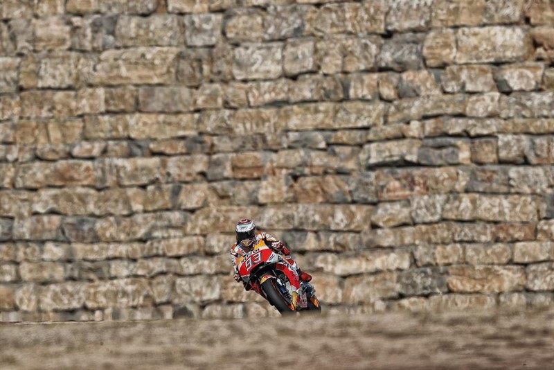 ep el piloto de motogp marc marquez repsol honda en el gp de aragon de 2018