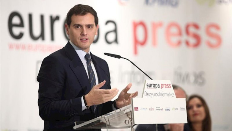 ep el presidente de ciudadanos albert rivera participa en los desayunos informativos de europa press