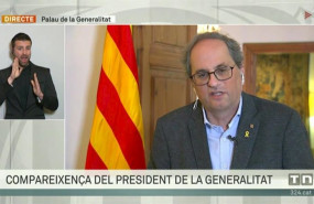 ep el presidente de la generalitat quim torra comparece tras el consell executiu extraordinario