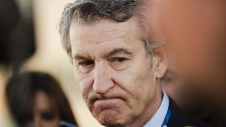El presidente del Partido Popular, Alberto Núñez Feijóo atiende a los medios durante el XIII Congreso Nacional del Sindicato Unificado de Policía, a 3 de diciembre de 2025, en Toledo, Castilla-La Mancha (España). | Mateo Lanzuela - Europa Press ep el presidente del partido popular alberto nunez feijoo atiende a los medios durante el xiii