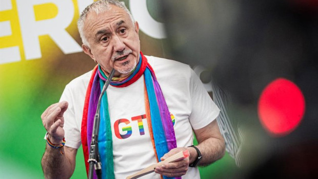 ep el secretario general de ugt pepe alvarez durante el acto de clausura de las v jornadas