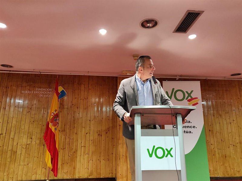 ep el secretario general de vox javier ortega smith en lugo