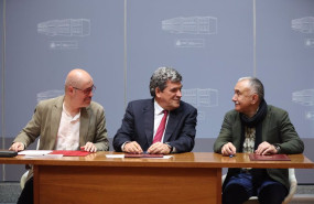 ep i d el secretario general de comisiones obreras ccoo unai sordo el ministro de inclusion