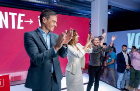ep i d el secretario general del psoe y presidente del gobierno pedro sanchez la ministra de