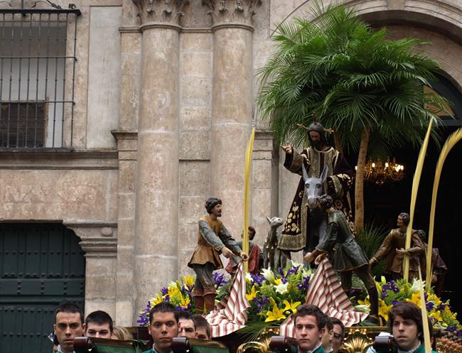 La Borriquilla de Valladolid, portada a hombros | EUROPA PRESS - Archivo ep la borriquillavalladolid portadahombros