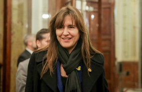 ep la portavoz de junts per catalunya en el congreso laura borrs en los pasillos de la camara baja