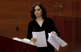 ep la presidenta regional isabel diaz ayuso durante su intervencion ante el pleno de este miercoles