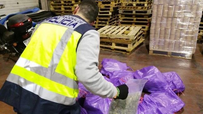 Los detenidos utilizaban una empresa de paquetería de un polígono alicantino | POLICÍA NACIONAL ep los detenidos utilizabanempresapaqueteriaun poligono alicantino