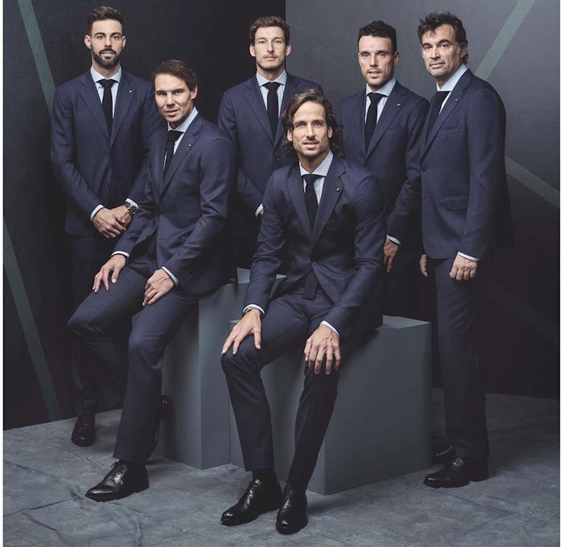 ep los jugadores del equipo espanol vestiran de emidio tucci en la copa davis hasta 2020