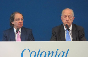 ep pere vinolas consejero delegado de colonial y juan jose brugera presidente de colonial
