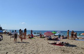 ep playa cala major turistas sol banistas recurso